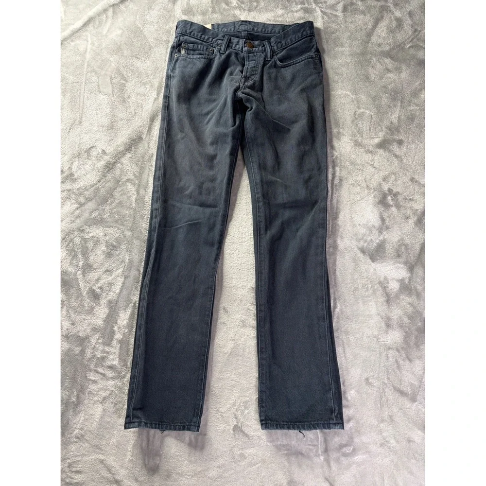 Abercrombie & Fitch Mens Straight Leg Jeans W30 L32 Dark Wash Denim
